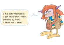 Page 39-41 – Sad Little Monster
