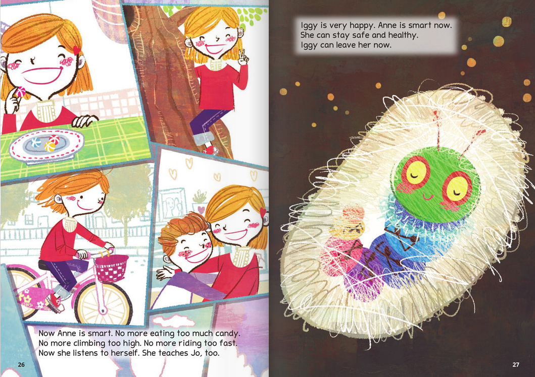 Anne and Iggy the Caterpillar