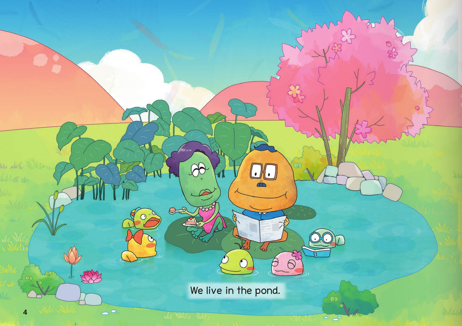 Grib and His Frog Family